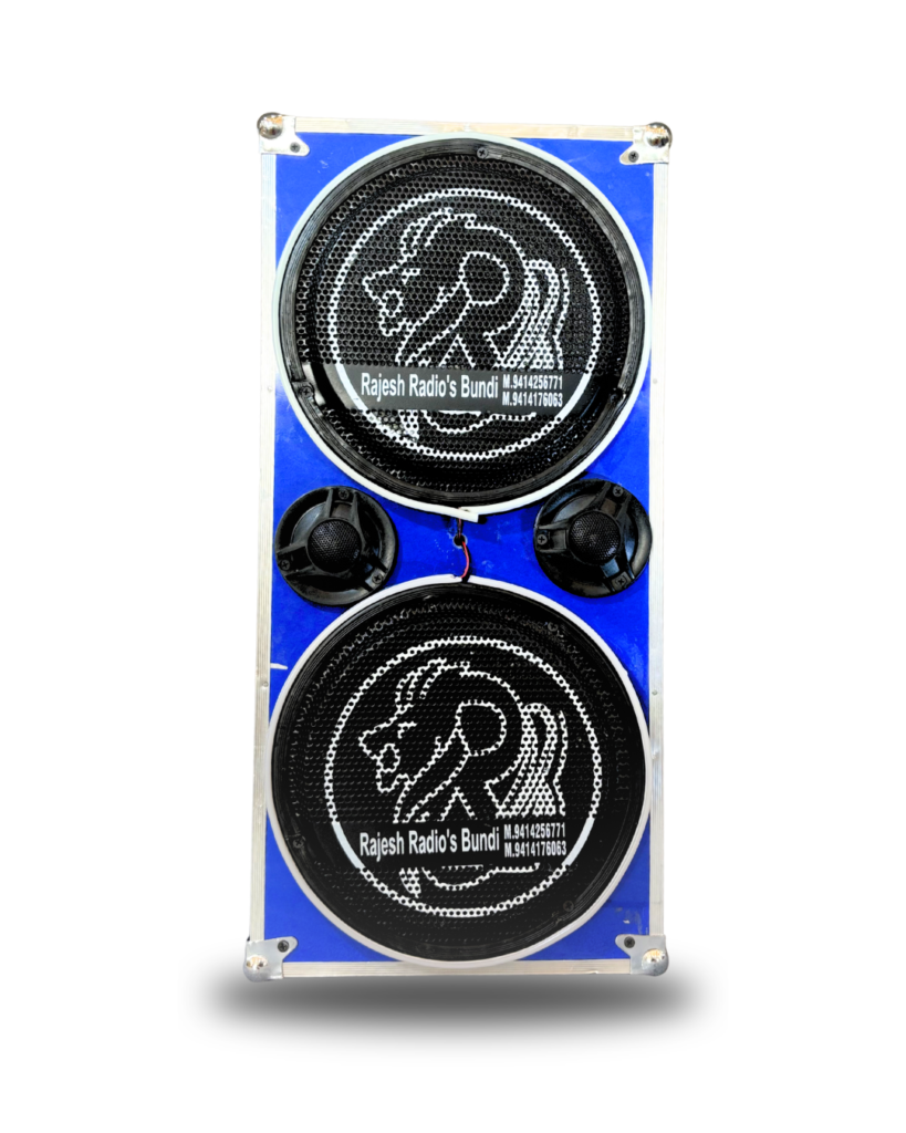 DOUBLE 10”120mm K sanmaika with light Rajesh radios bundi