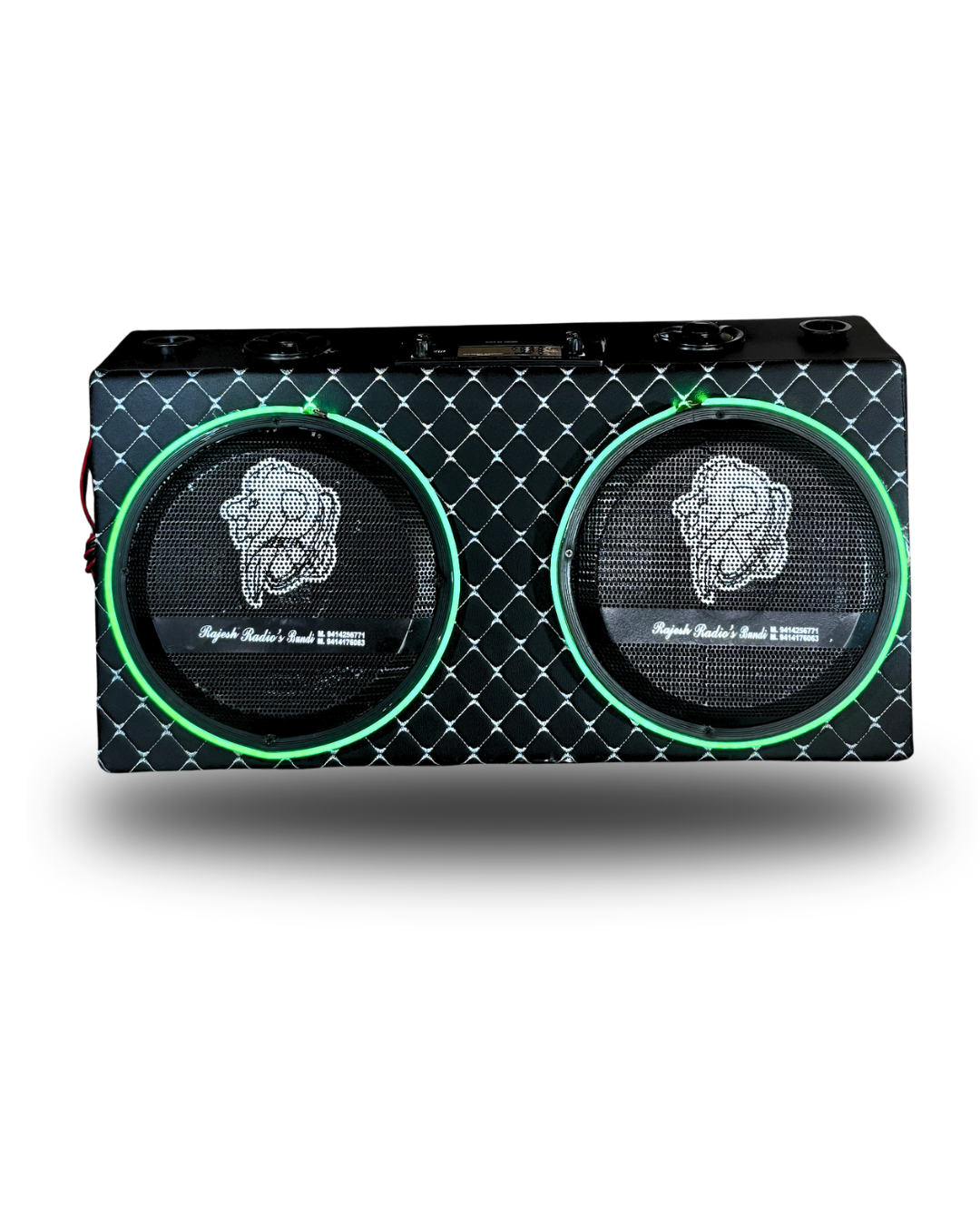 12” PUNJABI TEPPER box with NEON light🔊🔥 Rajesh radios bundi speaker