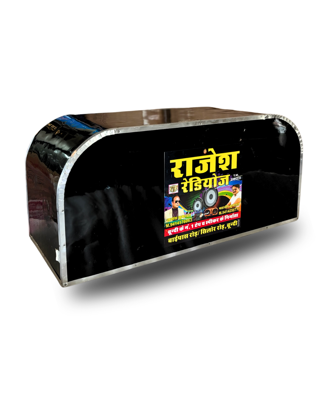 10” PUNJABI box with NEON light Rajesh radios speaker bundi