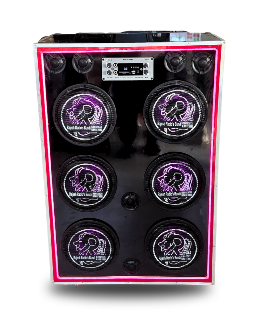 10” 6way box with NEON light Rajesh radios bundi