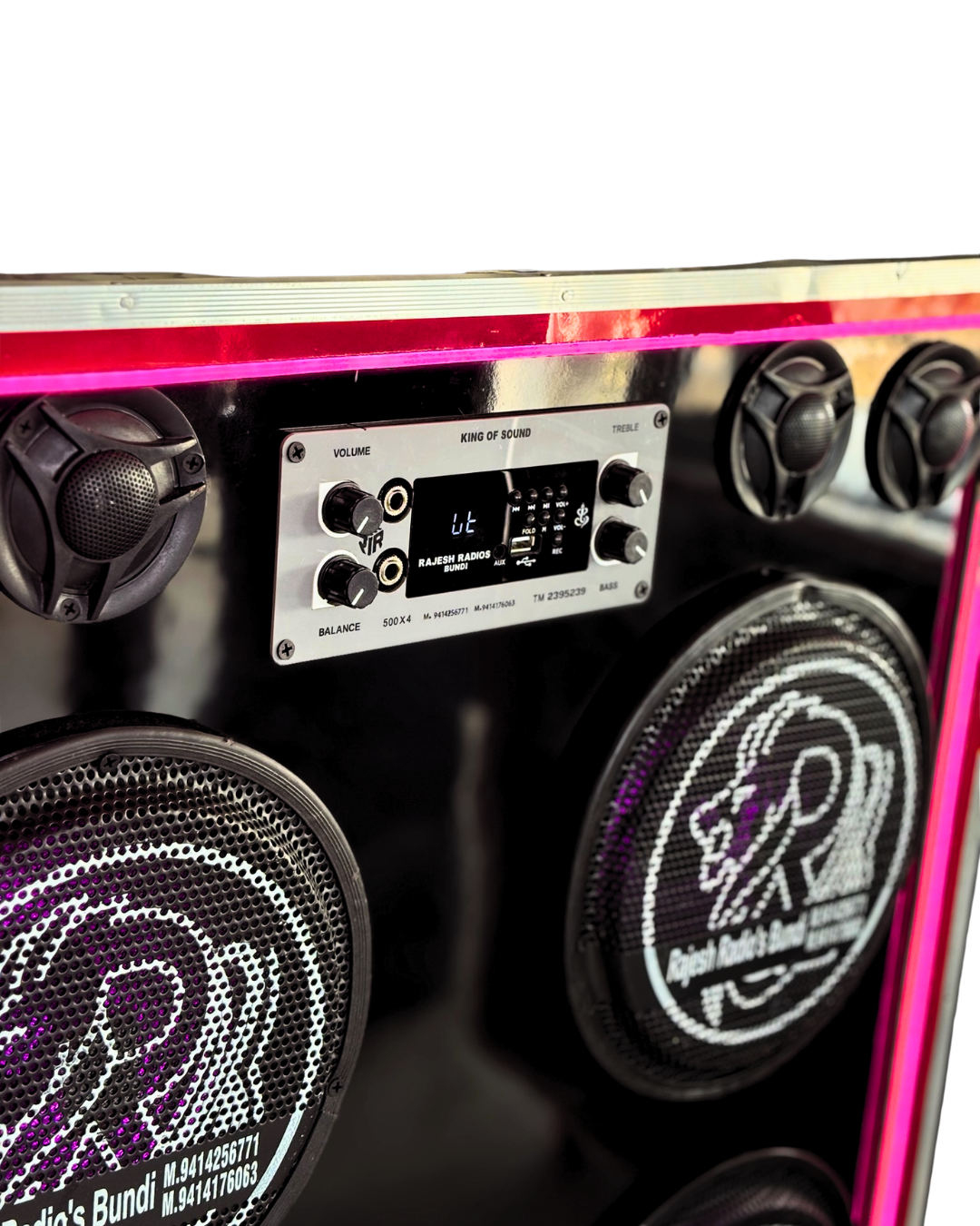 10” 6way box with NEON light Rajesh radios bundi